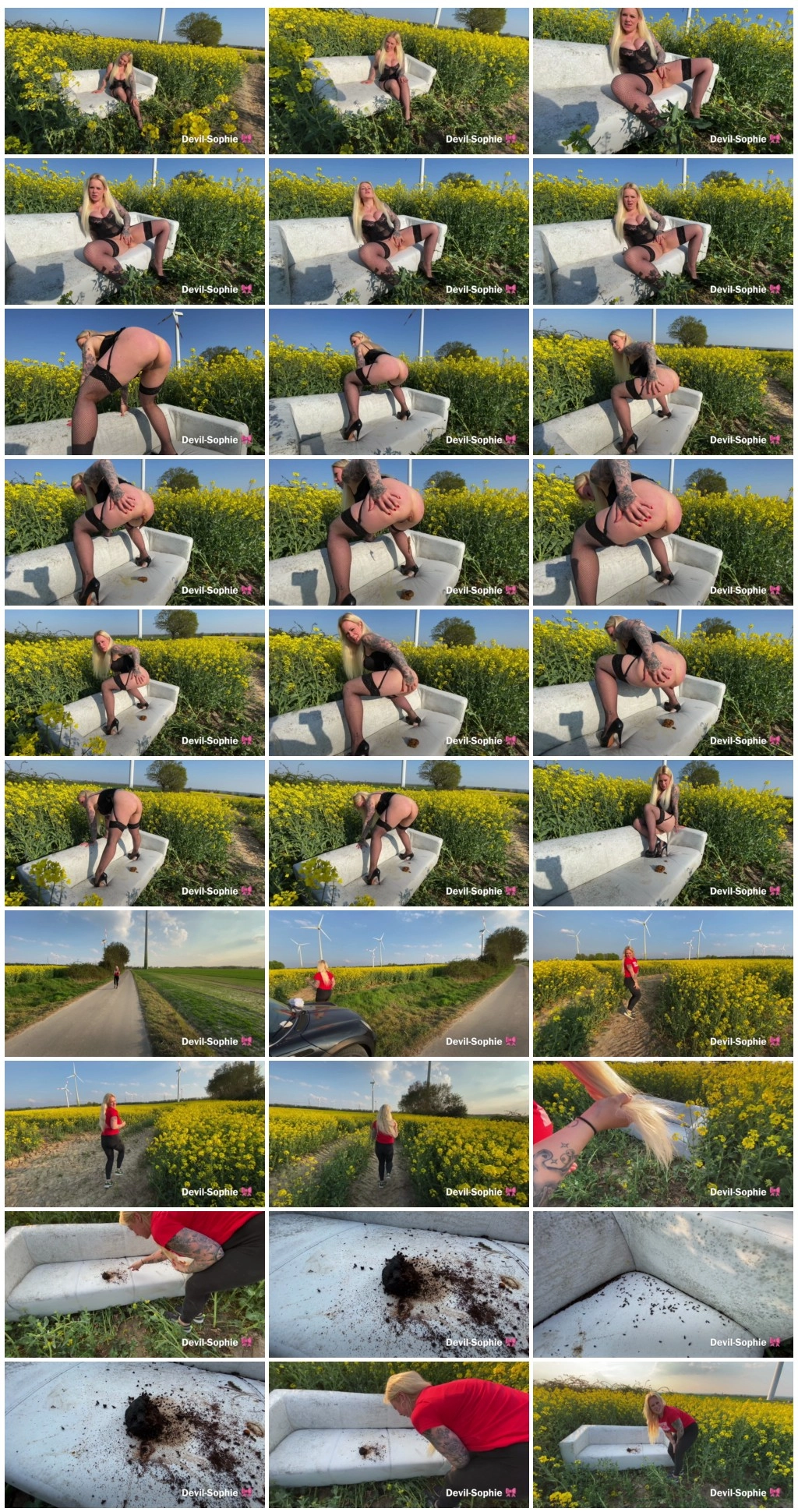 You have never seen that before.Bed in the cornfield scared [Scat solo, shit,  Shitty Ass, masturbation]