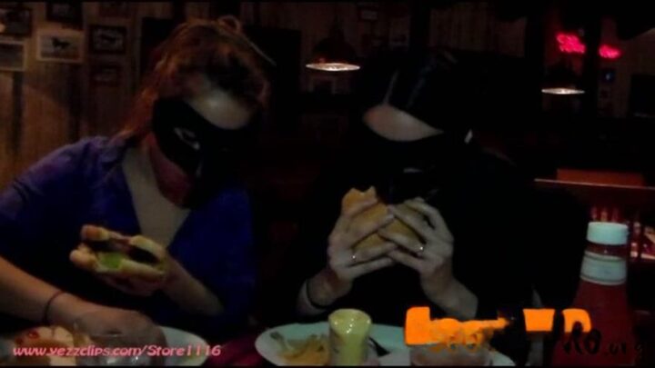 4 Scat Girls – Exercise and Burger for Us and Two Big Shits for You [FullHD]