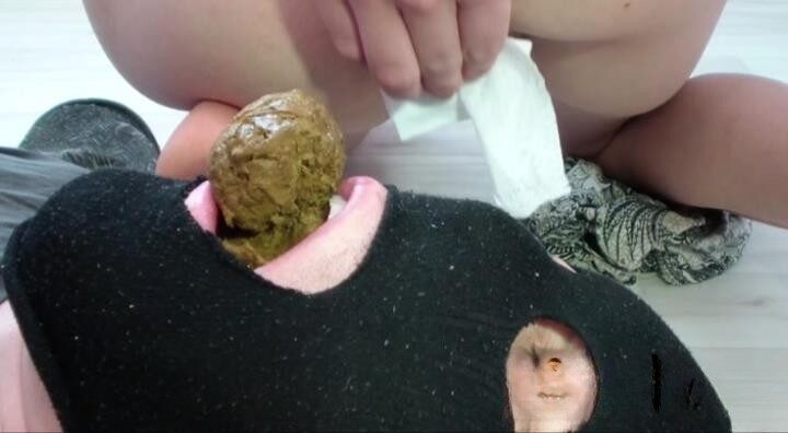 Alina – Alina eating chili and pooping in mouth of a toilet slave