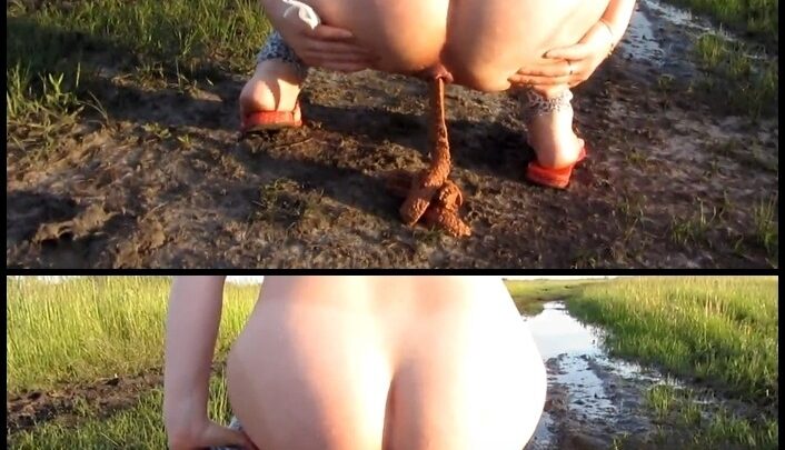 AutumnYoung – Woman scat and pissing for you clearing the road