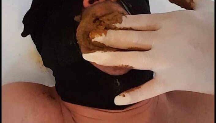 Brown Karina – Mega shit stuffed in his mouth