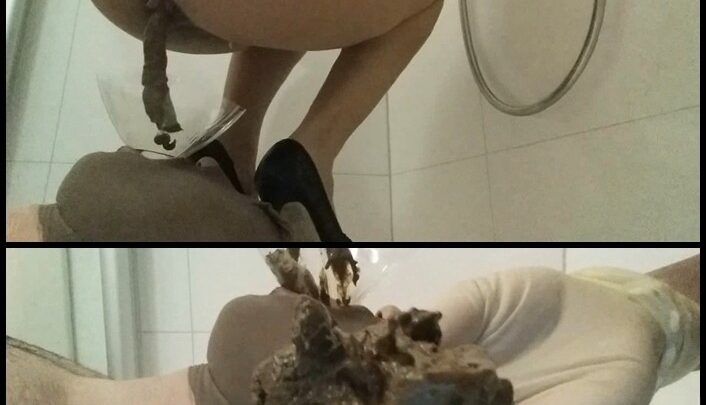 CandieCane – New Scat Humiliation Session Toilet