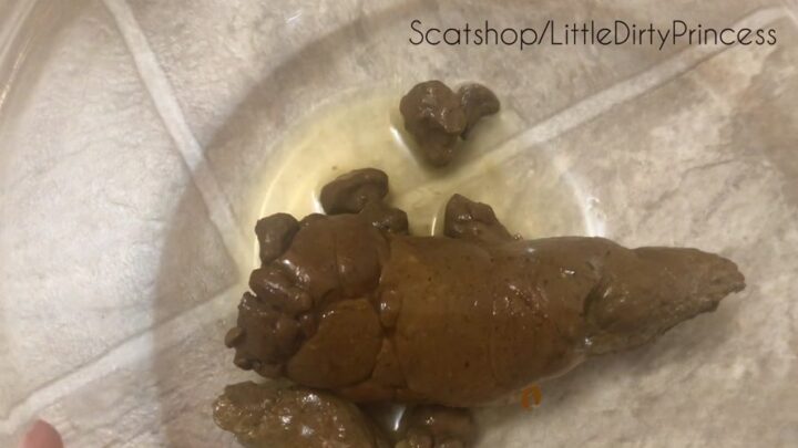 DirtyPrincess – Wide poop into a bowl