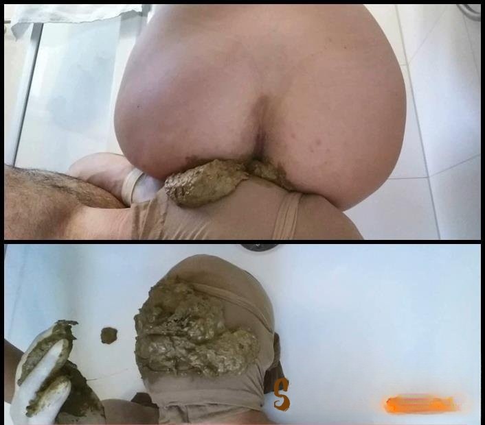 Femdom Scat – Womens club shit in his face and torture him