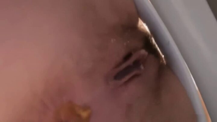 Homemade close-up of a dirty ass. P1