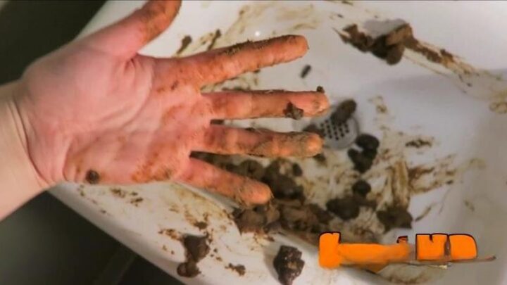 Love Rachelle – Poop and Smear In Sink