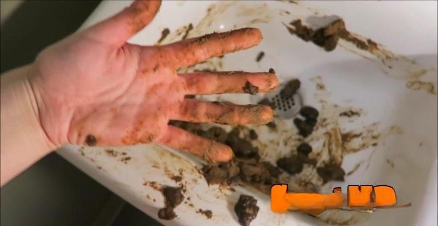 Love Rachelle – Poop and Smear In Sink