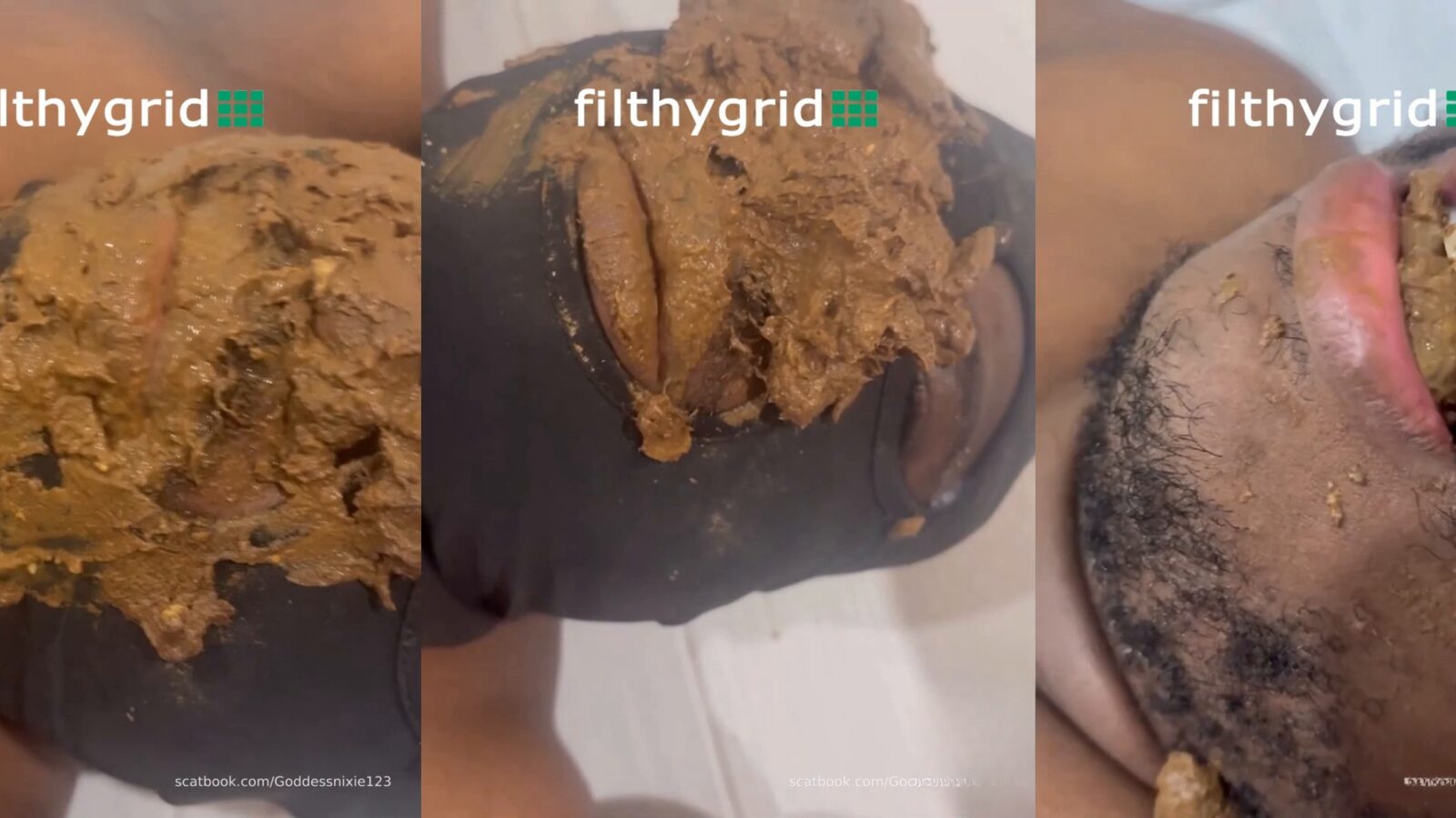 Made a Big Mess on His Face