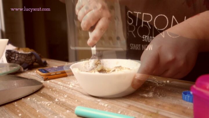 Making of my chocolate poo cookies