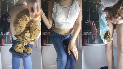 Screenshot 1 from poop in skinny jeans and panties