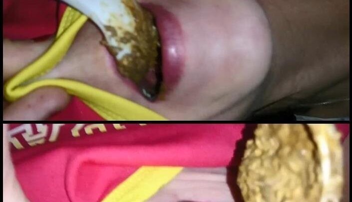 REAL SCAT SWALLOW GIRL – Incredible Scat Amateur Feeding A Lot Of SHIT