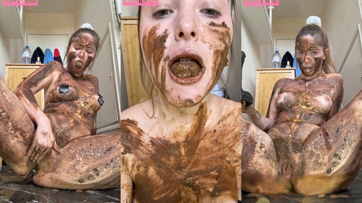 SCAT BDSM & EATING DOG SHIT IN THE FOREST