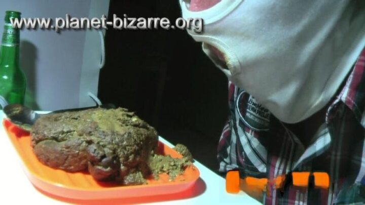 Scat Circle – Slave Bodo eat 457gr from Lady Bardot