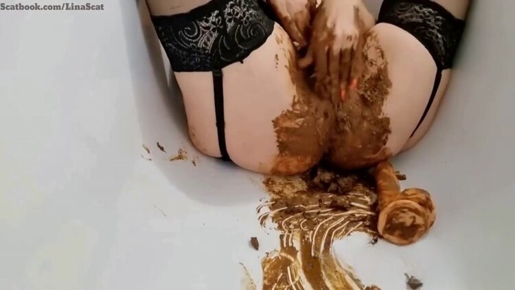 ScatLina – Bathroom Scat Play