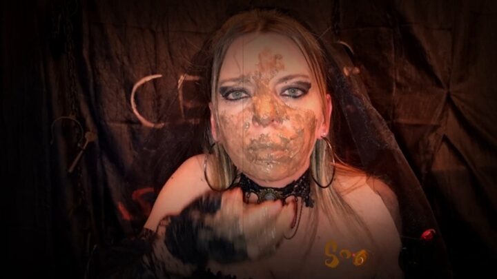 SlutOrgasma – extreme scat and puke swallowing witch