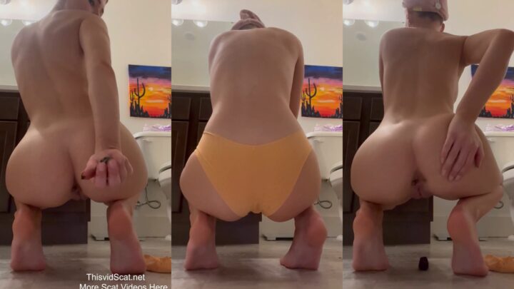 Yellow Panty Poop Bulge & Slow Release P1
